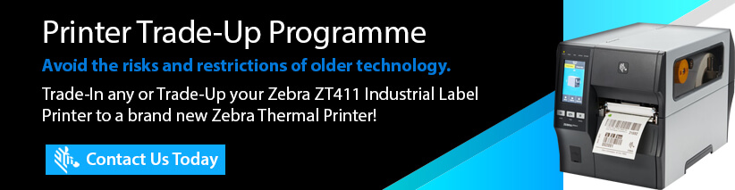 ZT411 industrial zebra trade in programme banner