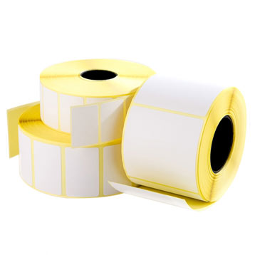 blank direct thermal labels on rolls