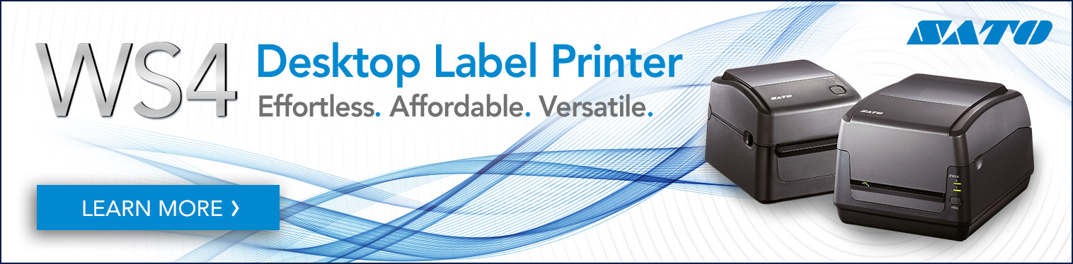 SATO WS408 Desktop Label Printer banner