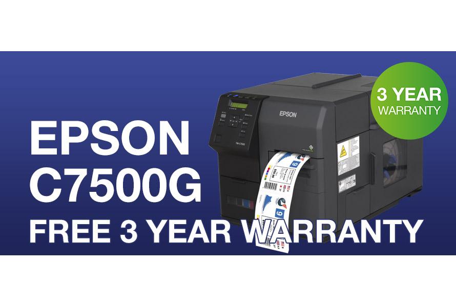 Epson C7500G PROMOTION - 3 Years on-site warranty FREE